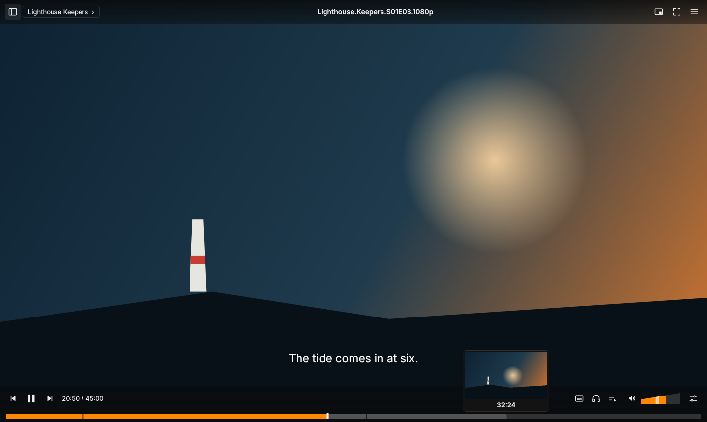 Preview picture while hovering the seek bar